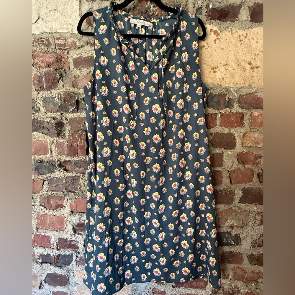 LOFT Floral Sleeveless Dress – Petite XL